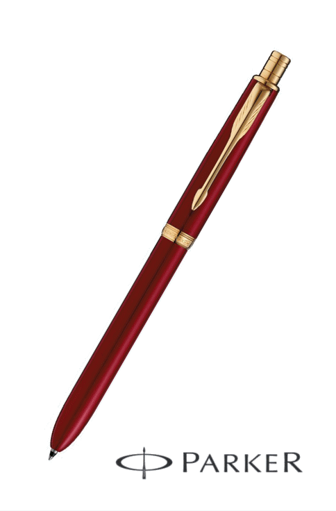 パーカー エグゼクティブ 黒・赤ボールペン+ペンシル0.5mm+スタイラス