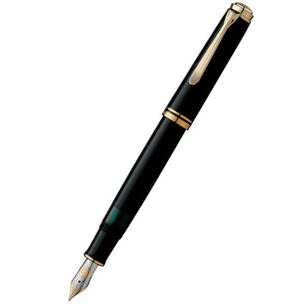 Pelikan（伽藍鳥） スーベレーン 筆 黒 M800 （90000）  【RCP】