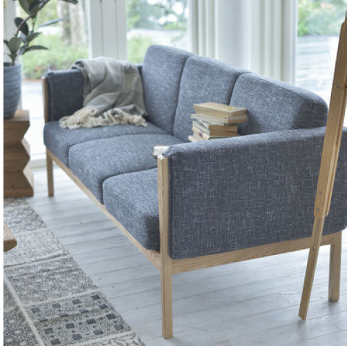 楽天市場】《東谷》ウェーデ 3人掛け ソファ 幅172 ファブリック 肘付