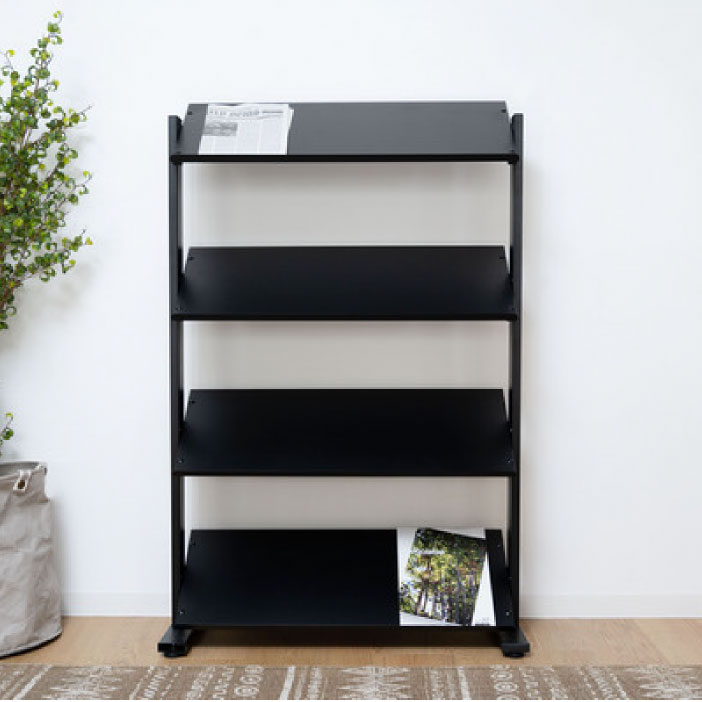 楽天市場】 商品名：横と斜めの ディスプレイ・ラック（3段