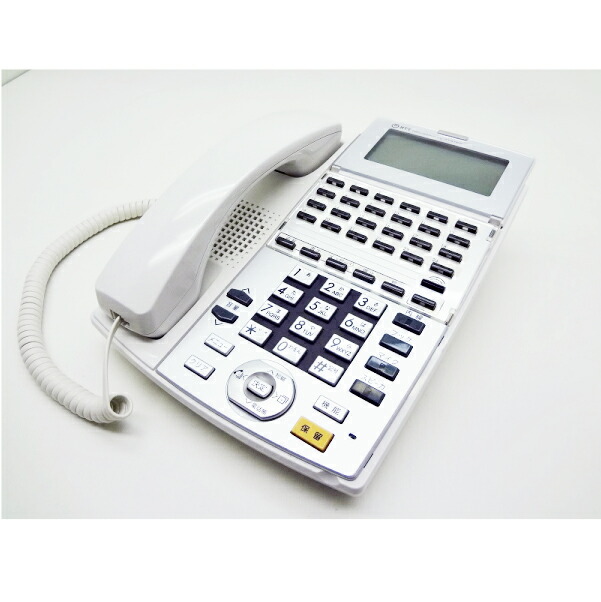 【中古】 ビジネスフォン ビジネスホン NTT製 NX-(24)RECBTEL-(1)(W) NXシリーズ　オフィス 電話機 会社 事務所 業務用 JP-043600B　∴
