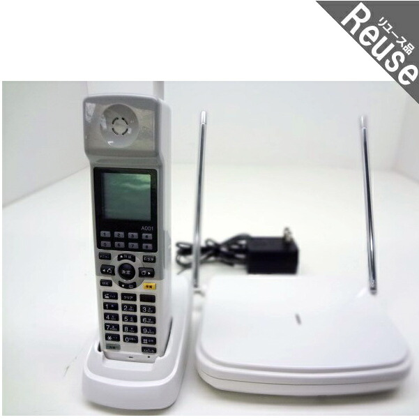 【中古】 NTT製 NX-ACL-SET-(1)(W) NXシリーズ NX-アナログコードレス電話機会社 事務所 業務用 JP-043614B ∴