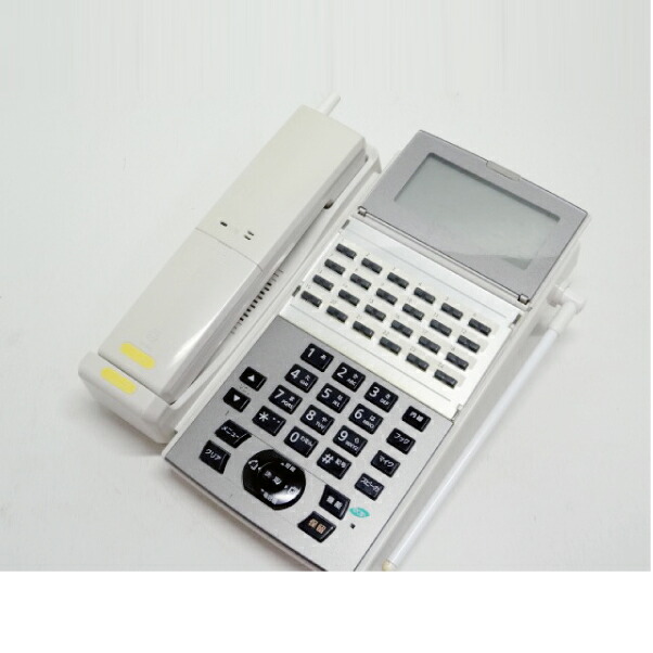 【中古】 ビジネスフォン ビジネスホン NTT製 NX2-(24)CCLSTEL-(1)(W)　24ボタンカールコードレススター電話機 オフィス 電話機 会社 事務所 業務用 JP-043604B ∴