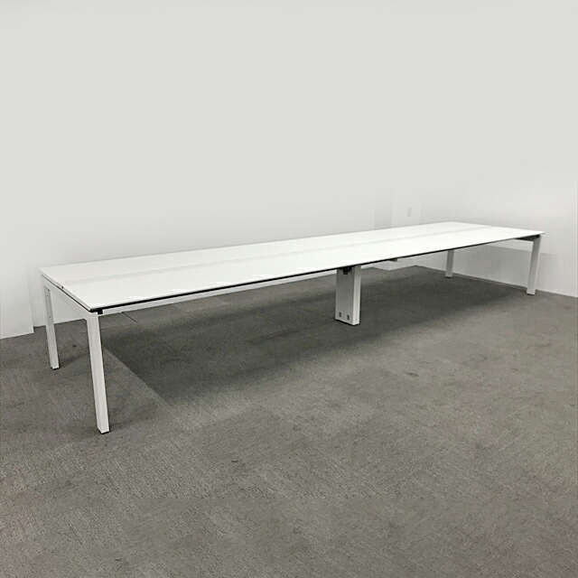 【中古】 イナバ フリーアドレスデスク フレイ ホワイト DF-865071B ∴
