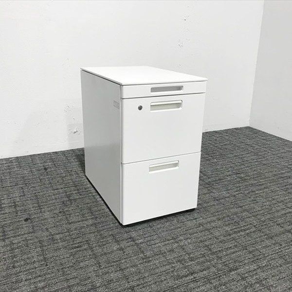 【中古】 コクヨ GT ワゴン デスクワゴン インサイドワゴン ハイタイプ ホワイト SDM-GTZ46T3SAW｜オフィス家具の店 PORTE（ポルテ）