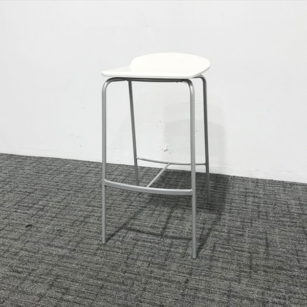 【中古】 イトーキ ハイチェア カウンターチェア オルノ ホワイト