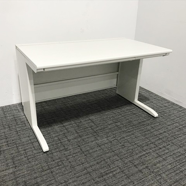 【中古】 イトーキ オフィスデスク 平デスク スチールデスク 事務机 CX ホワイトW 引出し付き｜オフィス家具の店 PORTE（ポルテ）