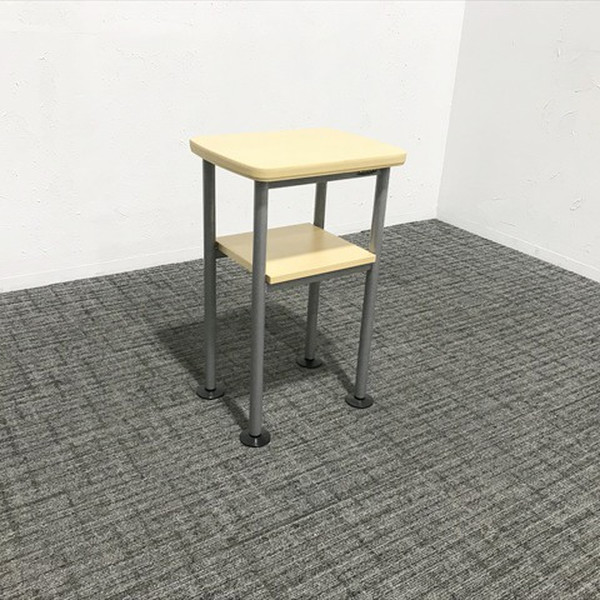 【中古】 電話台 ラティオ オカムラ ネオウッドライト