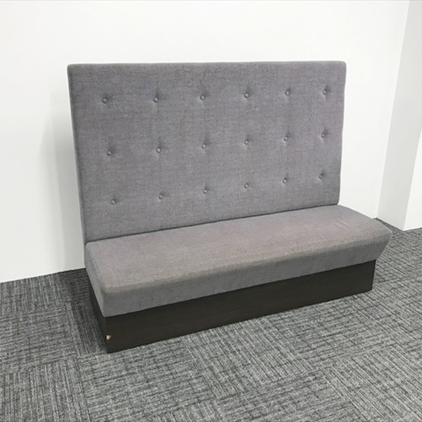 【中古】 応接用ソファ 2人用 ムーロ 壁面用 総合家具 パープル 24,552円