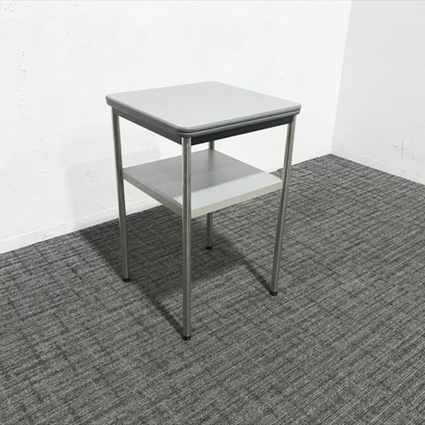 【中古】 電話台 イトーキ グレー