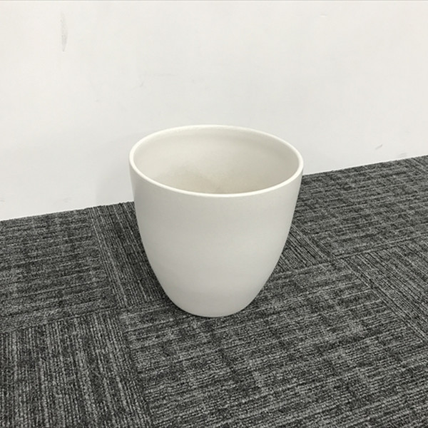 【中古】 インテリア ポット プランター フラワー 鉢 ホワイト