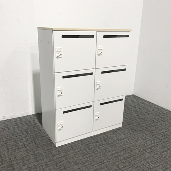 楽天市場】ロッカー 6人用 コクヨ 鍵付き 3列2段 LK型 コクヨ グレー