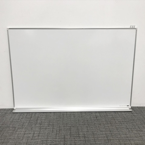 【中古】 壁掛ホワイトボード 暗線入り WA片面型4x6 内田洋行 ウチダ シルバー