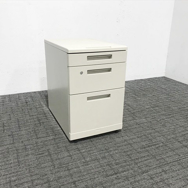 【中古】 インサイドワゴン 3段 MX+ コクヨ グレー｜オフィス家具の店 PORTE（ポルテ）