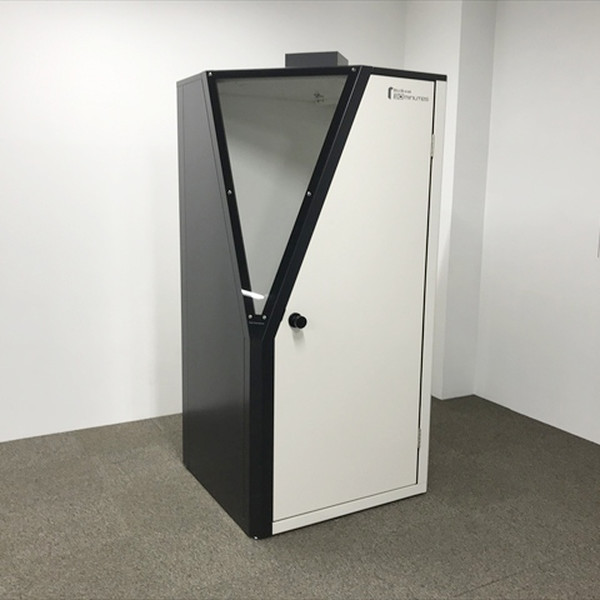 【中古】 イナバ 個室型ブース プライベートワークブース 天井付 床付 30minutes 照明付 W1060 D1010