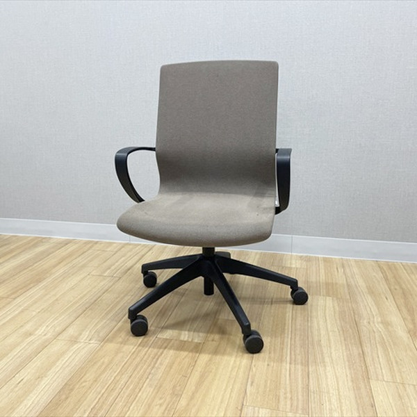 【中古】 Oliver オリバー S・CN-B353 肘付 オフィスチェア ブラウン