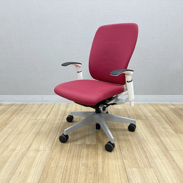 【中古】 イトーキ フルゴチェア ハイバック 肘付 オフィスチェア レッド 11,011円