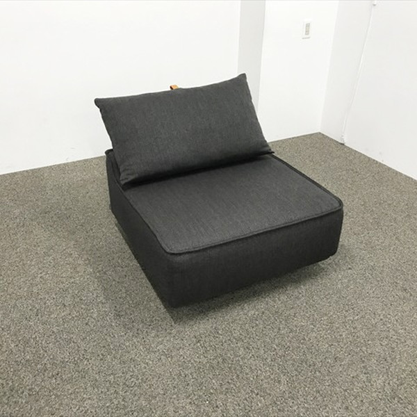 【中古】 コクヨ ラウンジソファー 応接用ソファ メッティ ラウンジソファ グレー｜オフィス家具の店 PORTE（ポルテ） 24,552円