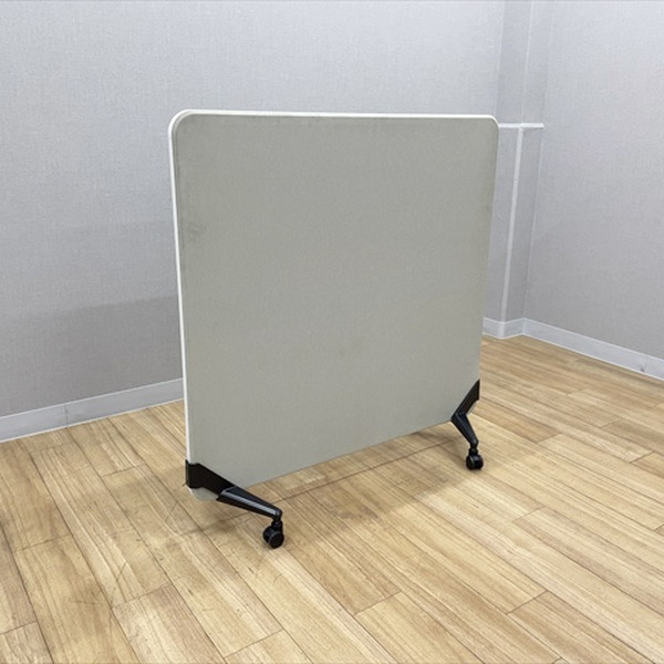 【中古】 パーティション 自立式 キャスター付 グレー｜オフィス家具の店 PORTE（ポルテ）