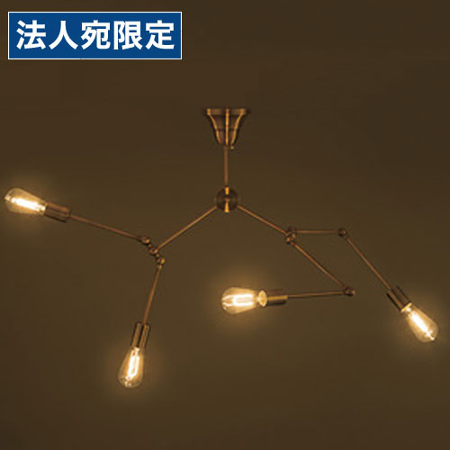 東谷 上昇限度照明装置 最高限度ともし火 4灯 ゴールド LHT-727GD 『代引不可』『貨物輸送無料（構成要素地区除く）』 シーリングライト・天井直付灯-ライト・照明器具