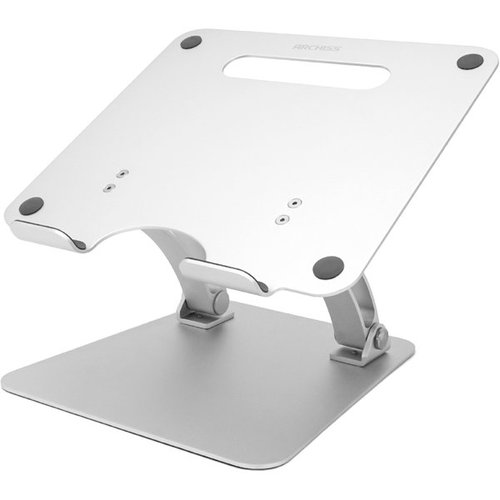 Archiss ノートpc タブレット用 アルミスタンド シルバー 効率up イラスト 高さ変更 Macbook Pro Air Ipad Pro対応 送料無料 一部地域除く Kanal9tv Com