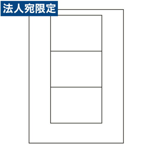 ラベルシール LDW3G 汎用タイプ A4 PDラベル対応 500シート 『代引不可』 『送料無料（一部地域除く）』
