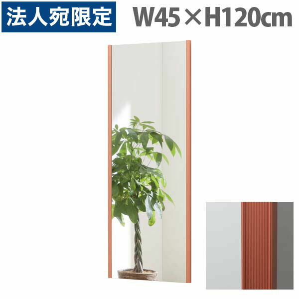 リフェクスミラー スタンダード ワイドエッジ W45×H120cm レッド NRM-2 [ 割れない 軽量 軽い フィルムミラー 姿見 全身鏡 全身ミラー 安全 ]『代引不可』 『送料無料（一部地域除く）』