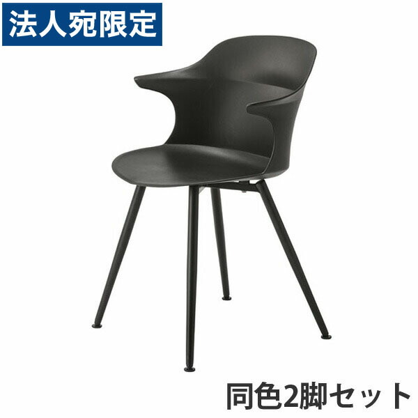 東谷 アヴァン チェア ブラック 2脚セット CL-507BK [ ダイニング ダイニングチェア リビング 防水 簡単手入れ テレワーク 巣ごもり スカンジナビア 北欧 ] 『代引不可』『送料無料（一部地域除く）』