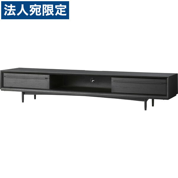 東谷 ティモ TVボード W1800×D410×H330mm ブラック TIM-33BK [ テレビ台 テレビボード ローボード リビング 木製 ] 『送料無料（一部地域除く）』