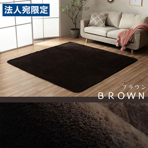 イケヒコ フィリップ2 ふわふわ引っ敷き 200×250糎 赤銅色 床材 引っ敷き 分かりやすい ふわふわ 洗える オール時節『代引不可』『貨物輸送無料（構成要素一画除く）』