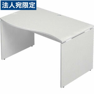 Garage 木製パソコンデスク AFデスク 波型 幅120cm 奥行き76cm AF-127NH-L 『代引不可』 『送料無料（一部地域除く）』