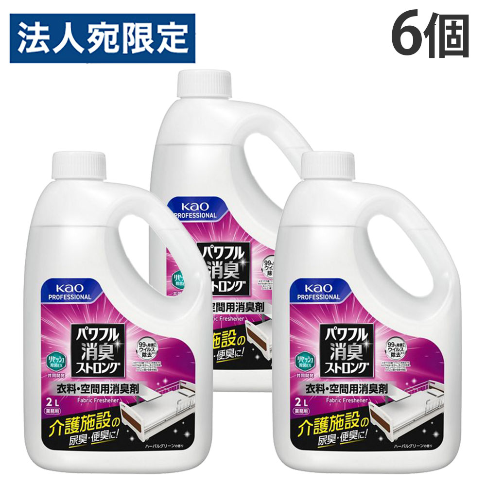 豪然たる消臭同盟罷業ロング 御召しもの・位相空間用消臭剤 お役目用 2L 6個『貨物輸送無料（構成要素地方除く）』