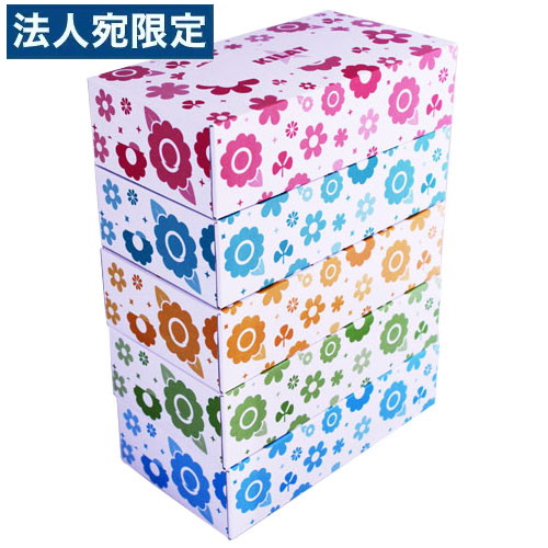 【楽天市場】ティッシュペーパー 150組 5箱 ボックスティッシュ 業務用 オリジナル：オフィストラスト