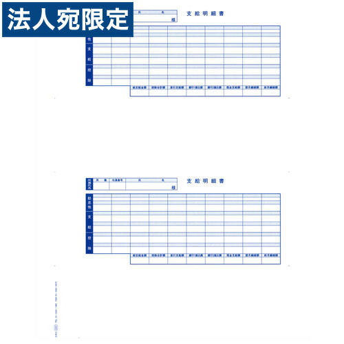 楽天市場】OBC オービック 単票支給明細書 1000枚 OBC-6101 給与明細