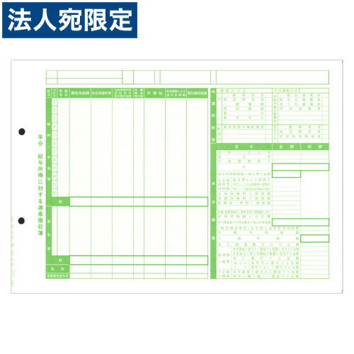 OBC オービック 単票源泉徴収簿 横型 500枚 OBC-5169 『代引不可』『日時指定不可』 『送料無料（一部地域除く）』