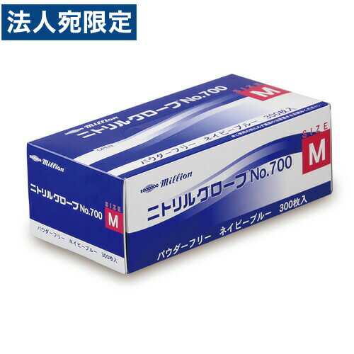 共和 ニトリルグローブ No.700 Sサイズ ネイビーブルー LH-700-S