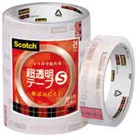 超透明テープS BK-24N 工業用包装 150巻