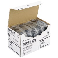 PROテープ SS6K-5P 白に黒文字 6mm 5個 【キングジム】