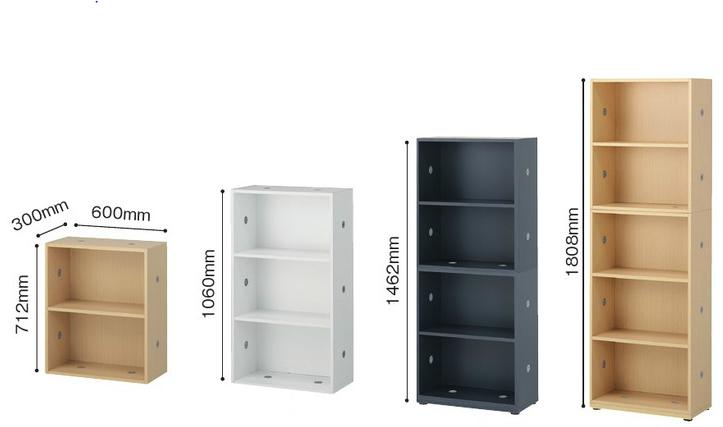 オフォン　ボックス４段 　Ｋ（ナチュラル） 【コクヨKOKUYO】HF-FN41K 【メーカー直送品】 【時間指定不可・夜間配送不可】 【平日配送のみ】
