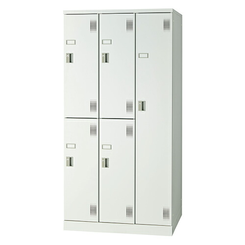 【IVY】 組立式ロッカー NAL-SH5R 変則5扉1右長扉 【メーカー直送品】 【時間指定不可・夜間配送不可】 【平日配送のみ】