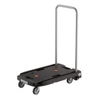 小型樹脂製運搬車 こまわり君 省音タイプ ブラック 耐荷重100kg 【トラスコ中山】MP-6039N2-BK