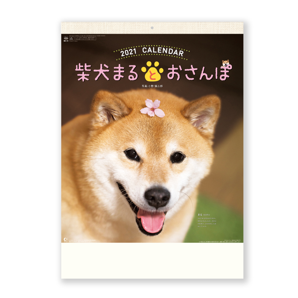 楽天市場 カレンダー 21年版 うちのコカレンダー Nk 8457 新日本カレンダー サイズ 373 254mm 犬 猫 オフィス ユー