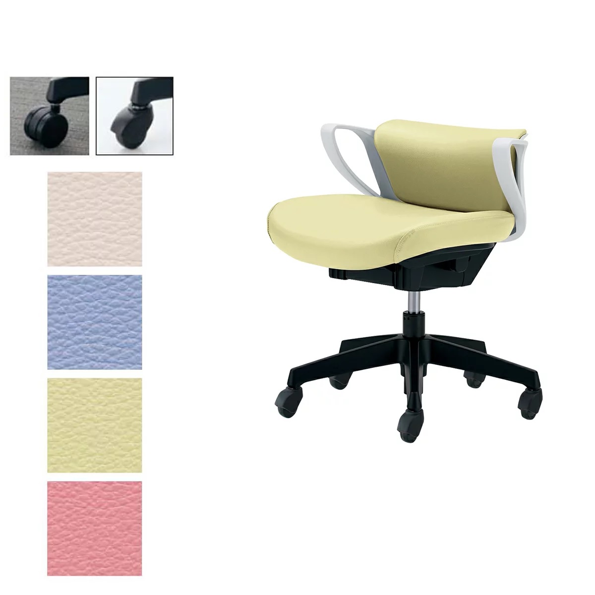 コクヨ 机主宰 事務所チェア 場席 Picora ピコラcr G534e1 ミニバックグラウンド 白貝殼 エコpvcなめし革 W 絨毯用向キャスター 作手直送送り届ける Saishin 学習机用向チェア Parturier Avocats Fr