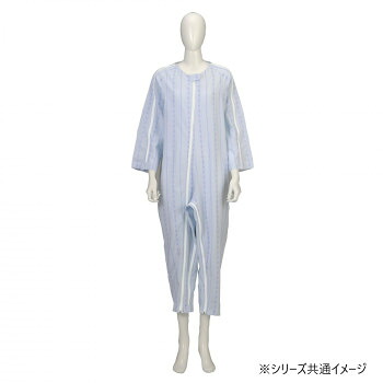 （同梱不可） 竹虎　ソフトケアねまき薄手　ブルー　大きいサイズ　105915・LL 素材と機能にこだわって開発された介護寝巻