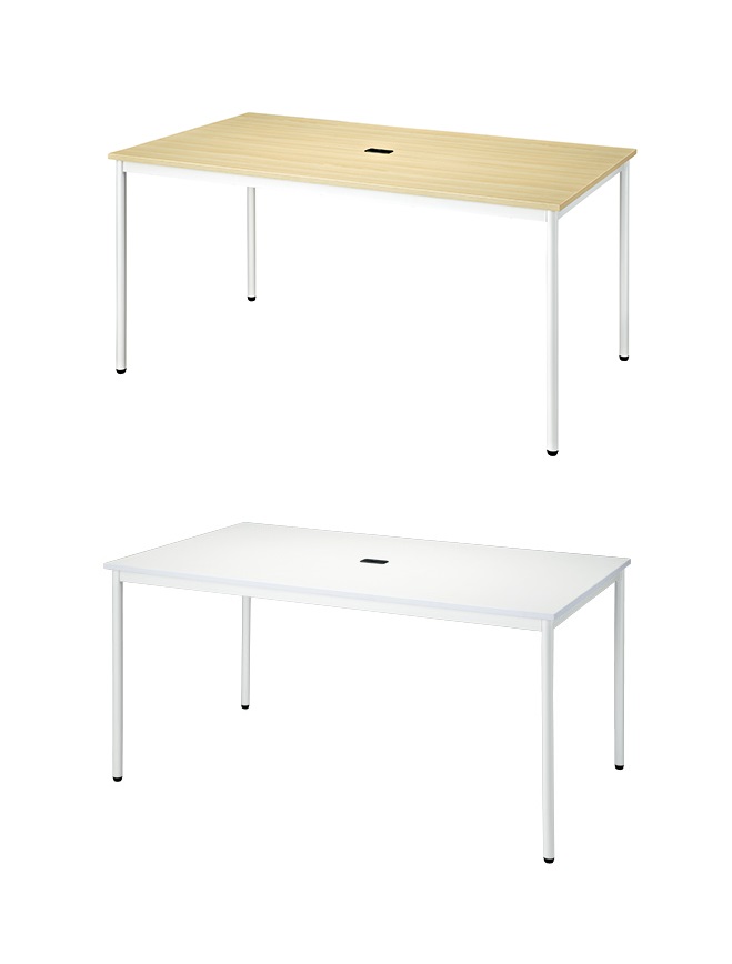 リフレッシュ＆ミーティングテーブル（固定脚） RM-1590 ナチュラル・ホワイト※2色よりお選びください※ 幅 1500mm × 奥行き 900mm × 高さ720mm 【ＦＲＥＮＺ】 【メーカー直送品】 【時間指定不可・夜間配送不可】 【平日配送のみ】