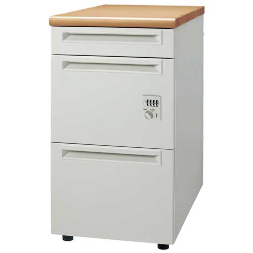 脇机3段ダイヤル錠　UJ-047A-A3D WM/W4引出A【プラス】【メーカー直送品】【時間指定不可・夜間配送不可】【平日配送のみ】｜オフィス　ユー 38,774円