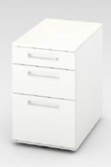 【ナイキ 法人様限定商品】ワゴン(３段) XE046XC-W【ナイキ NAIKI】外寸法(W&times;D&times;H)：395&times;600&times;611【メーカー配送エリア内限定品】【個人宅への配送不可】【時間指定不可】【平日日中配送のみ】｜オフィス　ユー