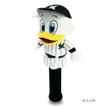 （同梱不可） ホクシン交易 千葉ロッテマリーンズヘッドカバー マーくん DR用 OHC0069 可愛いヘッドカバー