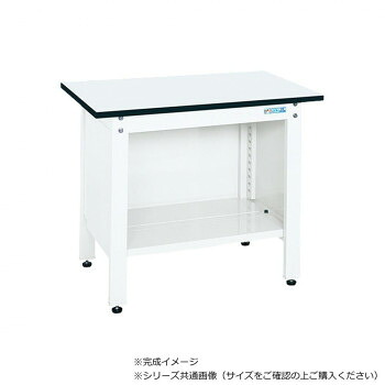 （代引き不可）（同梱不可） サカエ 一人用作業台CPタイプ ポリエステル天板 900×600×740mm パールホワイト CP-096W 軽量な一人用の作業台