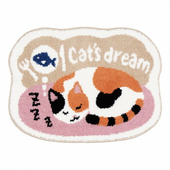 （同梱不可） カキウチ キャットドリーム マルチマット ピンク 45×60cm ふんわり仕様で優しい踏み心地 5,170円